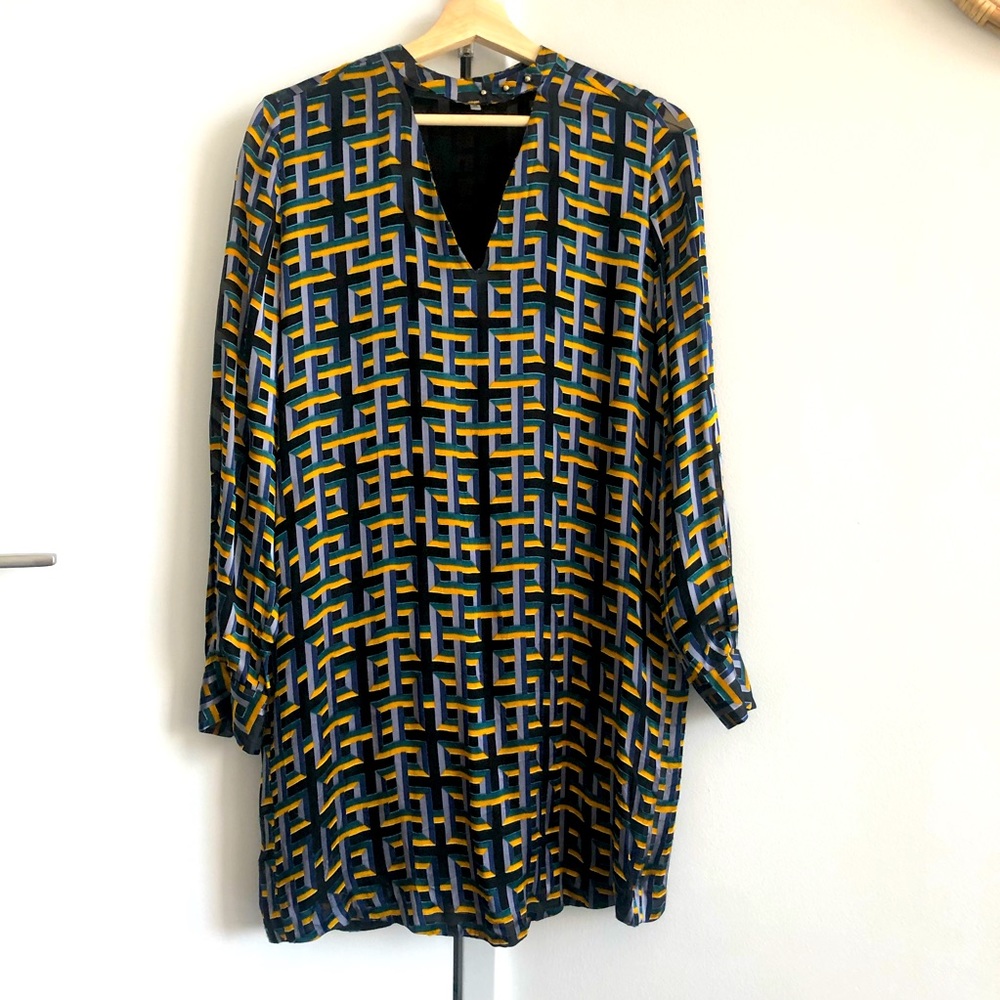 & Other Stories 100% Silk Tunic Dress EU36